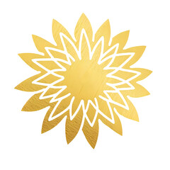 Obraz premium Yellow flowers on white background