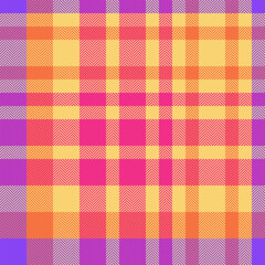 Vibrant plaid pattern with bright hues.  Perfect for backgrounds, textiles, or design elements. A modern take on classic tartan, adding pop and style.