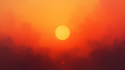 Beautiful summer sunrise and sunset landscapes over the horizon with colorful clouds and water