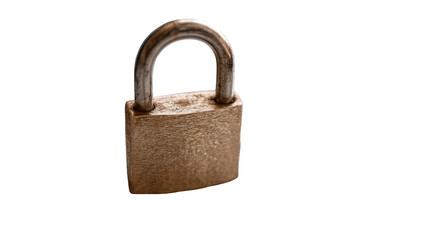 Naklejka premium Close-up of a metal padlock (3)