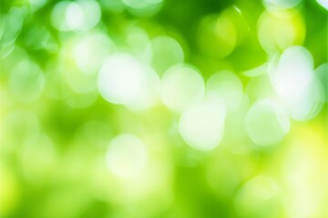 Obraz premium Abstract Vibrant Greenery Texture Backdrop with Shimmering Sunlit Glow Dots for Nature Art