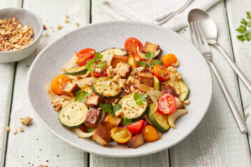 Zucchini tomato vegetables