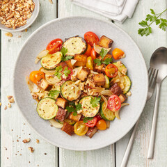 Zucchini tomato vegetables
