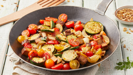 Zucchini tomato vegetables