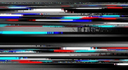 Abstract glitch noise background with digital error effect and distortion