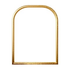Elegant golden arched frame