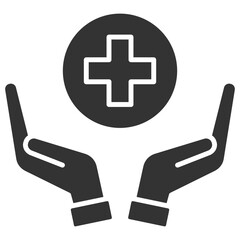 Obraz premium Medical Care Glyph Icon