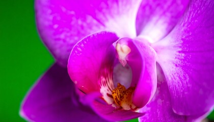 Close-up of a vibrant purple orchid (1)