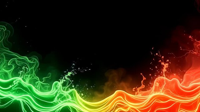along amp bass inglorious canvas, watcher the brilliancy of amp glittering ardent plasm moulding shot shine heatwaves, where ripple of glow unripe and luminous coral stream harmoniously.