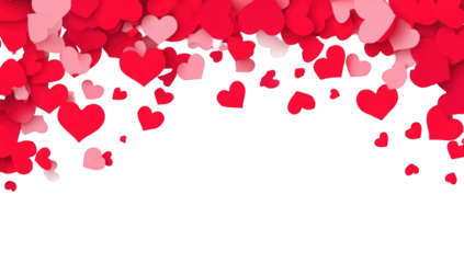 Abstract hearts background