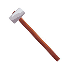 Mining element. Game mining props icon. Assets item in cartoon style, object for ui or level design. Treasure mining. Vector illustration