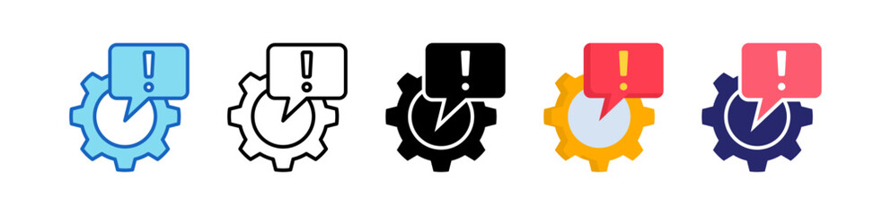 Important Multiple Style Icon Set Collection. 