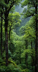 Obraz premium Green Canopy View