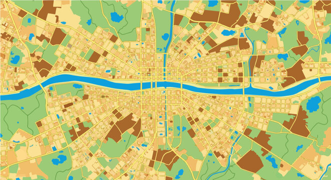 Abstract Urban Map