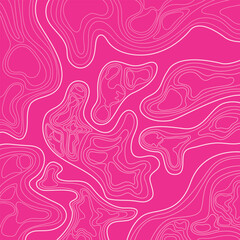 Topography background. Vector banner. Topography background. Vector geographic contour map. Background of the topographic map. Topographic map lines, contour background.