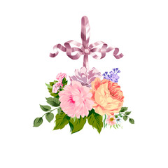 Blooming Spring Flowers - Floral Frame - Floral Border