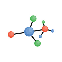 Obraz premium Molecule Illustration