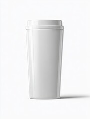 Blank white travel mug