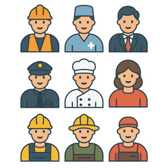 labor vector illustration