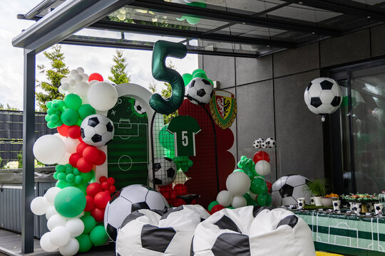 Football Themed Birthday Party for 5-Year-Old Boy - Powered by Adobe