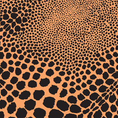 Cheetah Seamless Pattern. Nature Color. Animal Background. Vector Template For Fabric, Textile, Wallpaper, Wrapping Paper