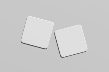 Coaster Blank Mockup