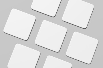 Coaster Blank Mockup