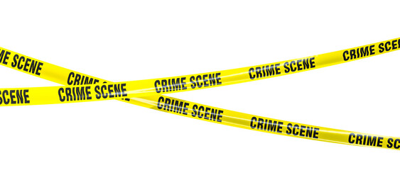 Crime scene tape 3d transparent background