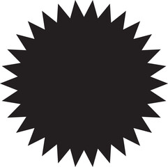 Black Starburst icon.Vector Stock Illustration. Different forms of stars, constellations.Circle starburst label shape for promo, sale, price offer badge sticker.Sale, promo label color design.