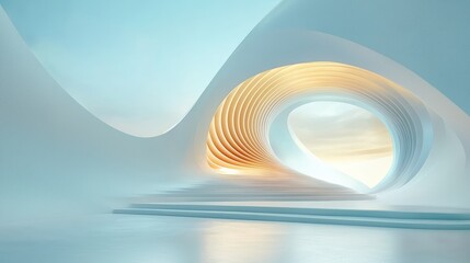 Obraz premium Exploring the Intersection of Fintech and Nature Through Innovative Visual Design