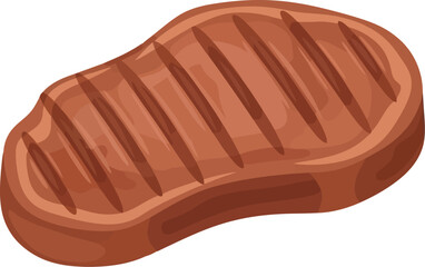 Juicy grilled steak perfect for bbq and gourmet dining vector