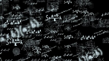 alpha Mathematical formulas and equations background - Powered by Adobe
