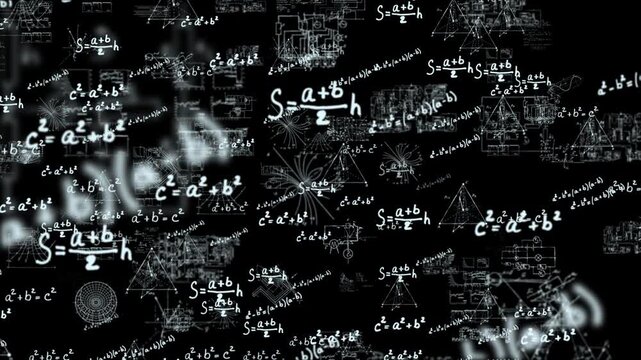 alpha Mathematical formulas and equations background
