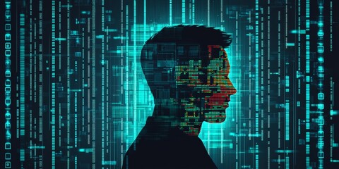 Futuristic Artificial Intelligence Brain Design with Technology Integration and Networking Concepts