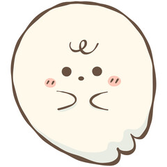 baby ghost face