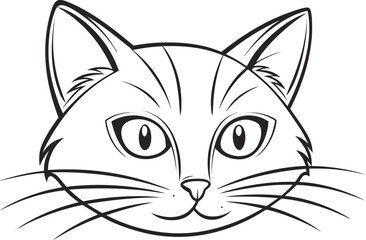 Cute Cat Illustration. Playful Cat Drawing. Realistic Cat Artwork. Cartoon Cat Design. Sitting Cat Illustration. Cat Face Drawing. Adorable Kitten Illustration. Domestic Cat Artwork