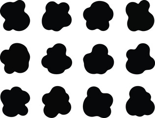 Abstract organic shapes for modern design backgrounds, creating unique visual appeal