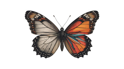 Fototapeta premium The Butterfly's Vibrant Transformation