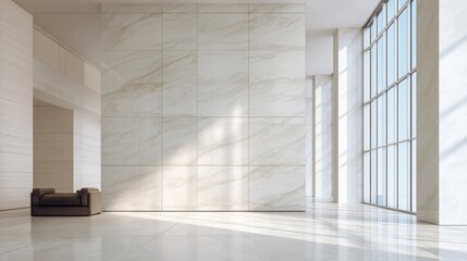 empty room with window