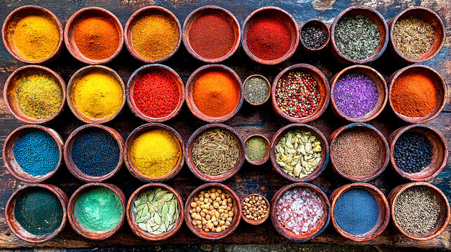 Flavors of the World: A Rustic Collection of Spices and Herbs