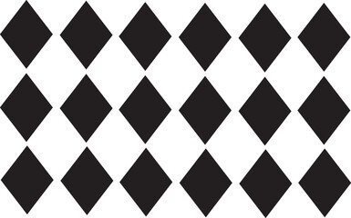 Symmetrical diamond lines in silhouette white background.