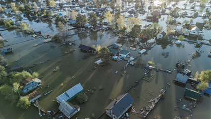 Global warming,climate change.Tsunami.Storms and destruction.Floods on the planet.The apocalypse, catastrophes.Natural disasters the riot.The remnants of human life are floating in dirty water.The end