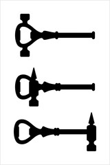 Bottle Opener With Hammer Icon M_2508001