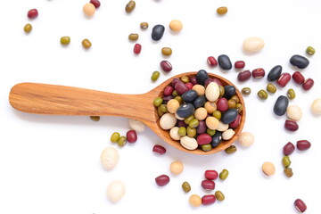 Mixed bean background 