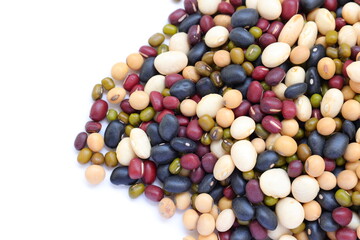 colored pencils isolated on white