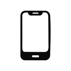 A black and white cell phone