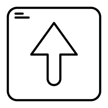 Arrow Up Free Icon