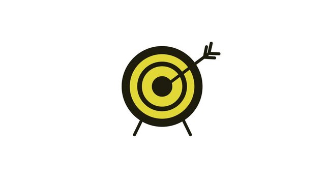 Target Goal Arrow Icon Animation
