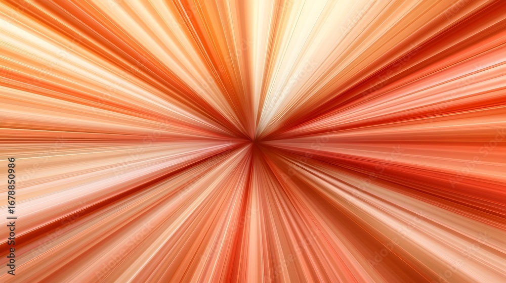 Wall mural the image showcases a radiant burst of lines in warm tones, creating a dynamic, starburst effect wit