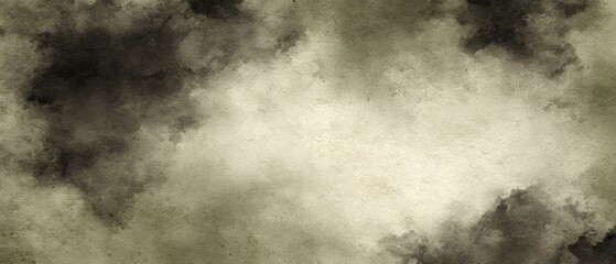 Fototapeta premium Abstract watercolor background dark grey beige texture